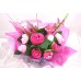 Baby Girl Clothing Bouquet 8 Piece Gift Set 